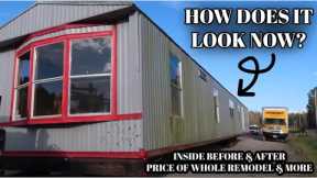 3 Years Later| Remodeling our 1970 Mobile Home Remodel | Pricing and MORE | DEBT FREE