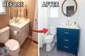 Easy Small Bathroom Remodel | DIY