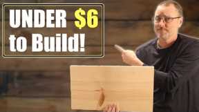 Small Woodworking Project For Beginners ~ Inexpensive Build!