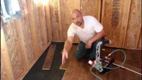 how to install prefinished hardwood flooring