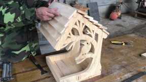DIY Woodworking Projects Plans - The Idea of Designing A Birdhouse is Very Unique and Novel