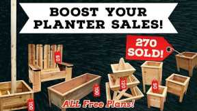 Planter Box Selling Tips and Tricks. Make Money Woodworking. Projects That Sell.