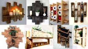 100+ Pallet Wood Wall shelves / Organizer / Storage Ideas
