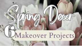 SPRING DECOR! Goodwill Items Trash to Treasure 6 Makeover Projects #diy