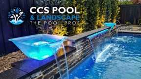 Custom Liner Over Stair Pool Installation - By CCS Pool & Landscape