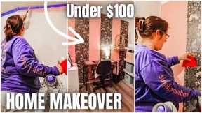 HOME MAKEOVER UNDER $100 // HOME REFRESH // DIY PROJECTS ON A BUDGET 2024