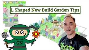 L Shaped New Build Garden design Guide: Top Tips
