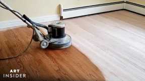 How Hardwood Floors Are Professionally Refinished