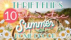 10 Projects! DIY THRIFT FLIPS Romantic Summer INSPIRATION  UPCYCLE  ITEMS into SUMMER TIME BEAUTIES!