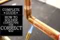 How to Solder Copper Pipe The CORRECT 