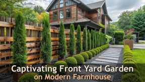 Modern Rustic Farmhouse Landscaping - Captivating Front Yard Garden Designs