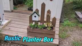 How to build a simple wooden planter box / Woodworking Projects That Sell!