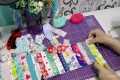 Fabric crafts, and DIY projects using 