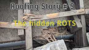 Tiny roof leaks leading to hidden rots