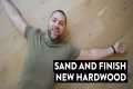 Hardwood Floor Install | Sanding and