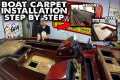 Boat Carpet Installation EASY !! |