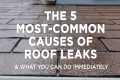 The Five Most–Common Causes of Roof