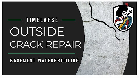 Outside Basement Waterproofing and Foundation Crack Repair - Timelapse