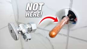 STOP Installing SHUT-OFF Valves In the Wrong Location! DIY How To Install OR Replace!
