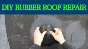 Rubber Roof Leak Inspection and rubber repair