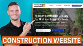 How We Designed A Construction Company's Website (Oosting Construction)