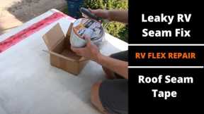 Ziollo RV Flex Repair Roof Tape - Leak Repair Video