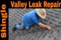 How to fix a leak in a valley of