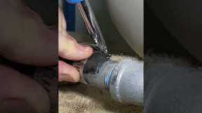 Quick Fix For A Pin Hole Leak On A Water Pipe!     #plumbing #hack #helpingothers