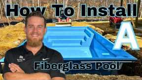 How to install Fiberglass swimming pool [Step by Step]