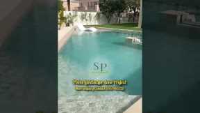 Pool Landscape Installation #youtube #youtubeshorts #dubai #pooldesign #shorts