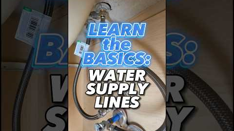 LEARN THE BASICS: Water Supply Lines #homerenovation #plumbing #didyouknow #howto #homediy #fyp #diy