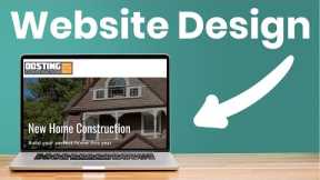 How We Designed A Construction Company's Website (Oosting Construction)