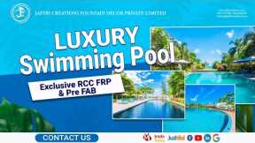 Swimming Pool Design & Build | RCC, FRP & Prefab Experts