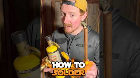 How To Solder - Plumbing Tips #plumbing #soldering #howto #tutorial