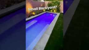 Can you fit a pool in a SMALL BACKYARD?