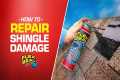 *QUICK* How to REPAIR SHINGLE DAMAGE