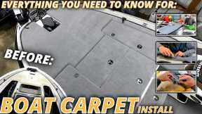 Everything You Need to Know for Installing Carpet on a Boat