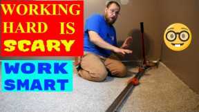 CARPET INSTALLATION SPEED TIPS!