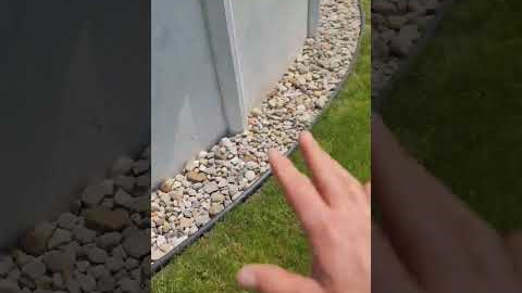 $3,000 to remove old and install new weed fabric, plastic edging, and cobble stone around pool