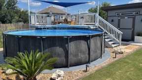 Mike's Intex Pool & Deck Update