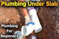 How To Rough In Plumbing Under Slab
