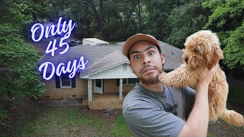 ONLY 45 DAYS TO FLIP THIS HOUSE.