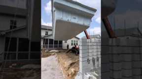 Fiberglass swimming pools are dug/set in one day.   #fiberglasspools  #modernpoolbuild #excavation