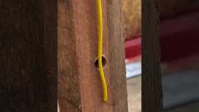 New technique to secure electrical wires like a pro#electrical #trick #wires #USA