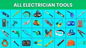 Electrician Tools Names and Pictures | Basic Electrical Tools | Hand Tools with Images