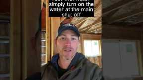 Tips to testing water lines properly per plumbing code! ✅ For DIY’ers