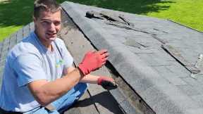 Wind damaged roof / shingle repair