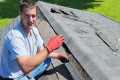 Wind damaged roof / shingle repair