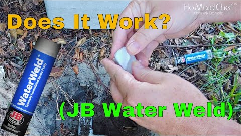 Does It Work? JB Water Weld To Fix Irrigation Pipe