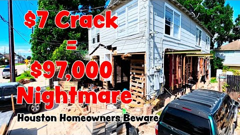 The $7 Crack That Cost 97,000 | Real Foundation Repair Costs in Houston